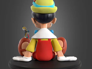 Pinocchio for printing 3D Print Model