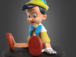 Pinocchio for printing 3D Принт Модель