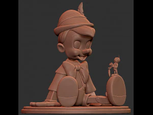 Pinocchio for printing 3D Print Model