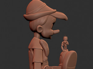 Pinocchio for printing 3D Принт Модель