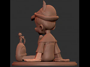 Pinocchio for printing 3D Print Model