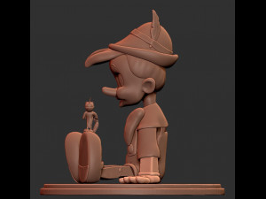 Pinocchio for printing 3D Принт Модель