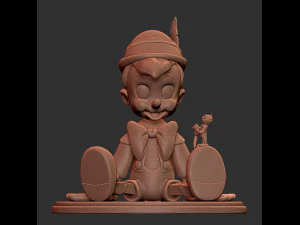 Pinocchio for printing 3D Print Model