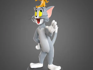 मुद्रण के लिए टॉम एंड जेरी 3D प्रिंट मॉडल
