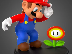 Mario per la stampa Modello di stampa 3D