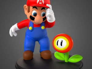 Mario for printing 3D Print Model