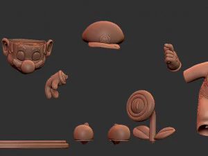 Mario for printing 3D Print Model