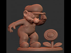 Mario for printing 3D Print Model
