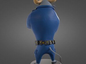 Chief Bogo Zootopia for printing 3D प्रिंट मॉडल