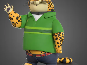 Clawhauser Zootopia для друку 3D Принт Модель