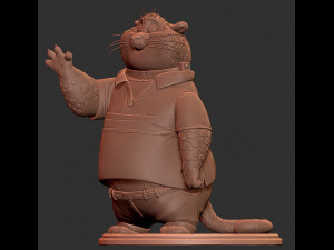 Clawhauser Zootopia for printing Model do druku 3D
