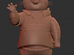 Clawhauser Zootopia for printing 3D Print Model
