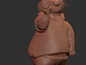 Clawhauser Zootopia for printing Model do druku 3D