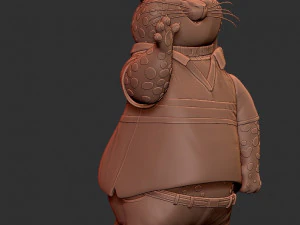 Clawhauser Zootopia for printing 3D Print Model