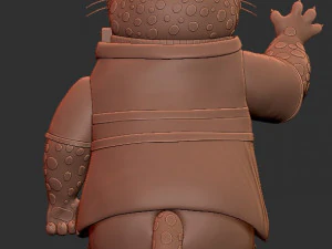 Clawhauser Zootopia for printing 3D Print Model