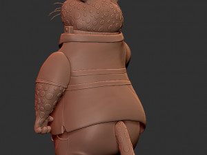 Clawhauser Zootopia for printing Model do druku 3D
