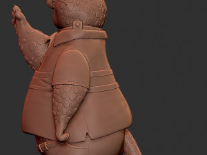 Clawhauser Zootopia for printing Model do druku 3D