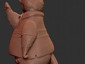 Clawhauser Zootopia for printing 3D Print Model