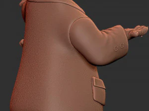 Polar Bear and Nick Wilde from Zootopia for printing 3D Print Model