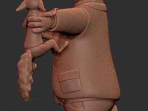 Polar Bear and Nick Wilde from Zootopia for printing 3D Принт Модель