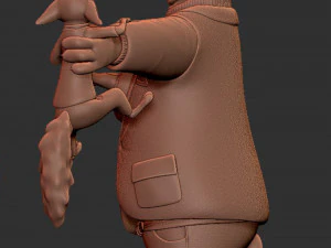 Polar Bear and Nick Wilde from Zootopia for printing 3D Print Model