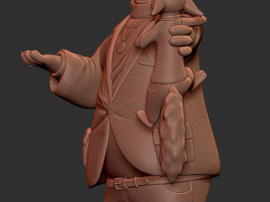 Polar Bear and Nick Wilde from Zootopia for printing 3D Принт Модель