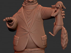 Polar Bear and Nick Wilde from Zootopia for printing 3D Принт Модель