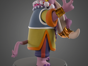 Mythical Elephant 3D Print Model