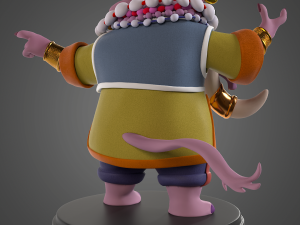 Mythical Elephant 3D Print Model