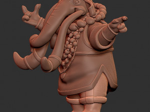 Mythical Elephant 3D Print Model