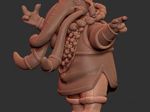 Mythical Elephant 3D Print Model
