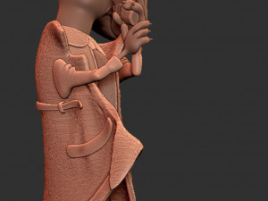 Detective Dog for printing 3D Baskı Modeli