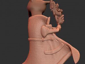 Detective Dog for printing 3D Baskı Modeli