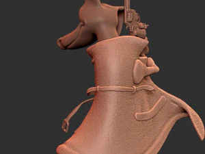 Detective Dog for printing 3D Print Model