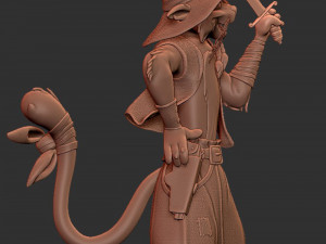 Cartoon Pirat Cat Modelo de impresión 3D