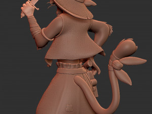 Cartoon Pirat Cat Modelo de impresión 3D