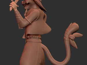Cartoon Pirat Cat Modelo de impresión 3D