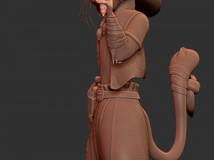 Cartoon Pirat Cat Modelo de impresión 3D