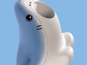 CARTOON SHARK PENCIL HOLDER-TOOTH BRUSH HOLDER 3D Print Model