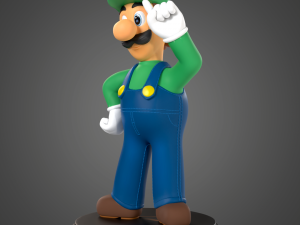 Luigi Model Cetak 3D