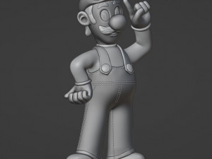 Luigi Model Cetak 3D