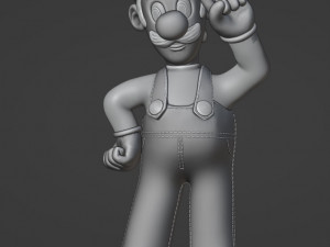 Luigi Model Cetak 3D