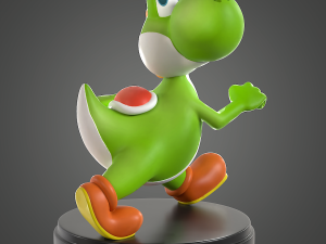 Yoshi 3D प्रिंट मॉडल