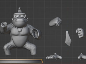 Doney Kong 3D 프린트 모델