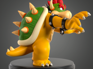 Bowser 3Dプリントモデル