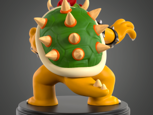 Bowser 3Dプリントモデル