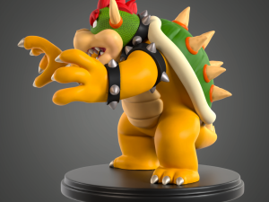 Bowser 3Dプリントモデル
