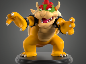 Bowser 3Dプリントモデル