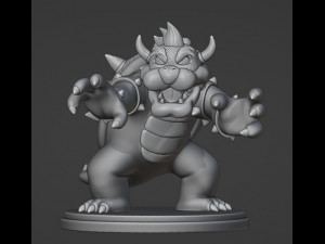 Bowser 3Dプリントモデル