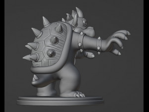 Bowser 3Dプリントモデル